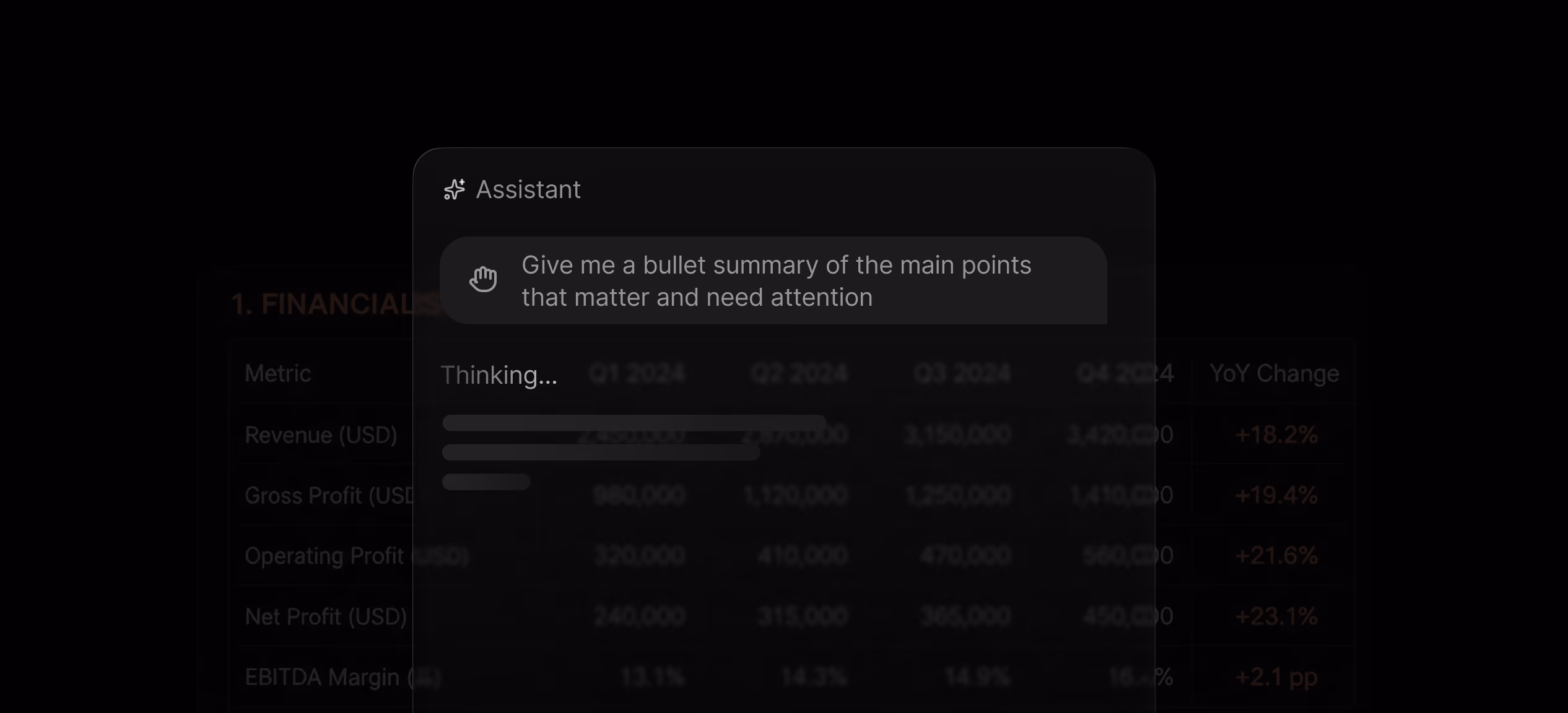 Team getting up to speed with AI answers about a Supercut video