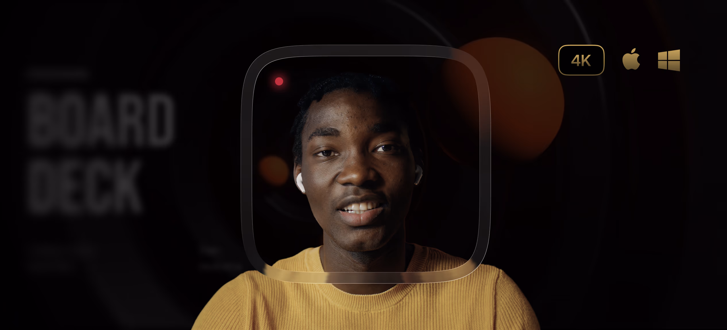 Supercut native screen and camera recording