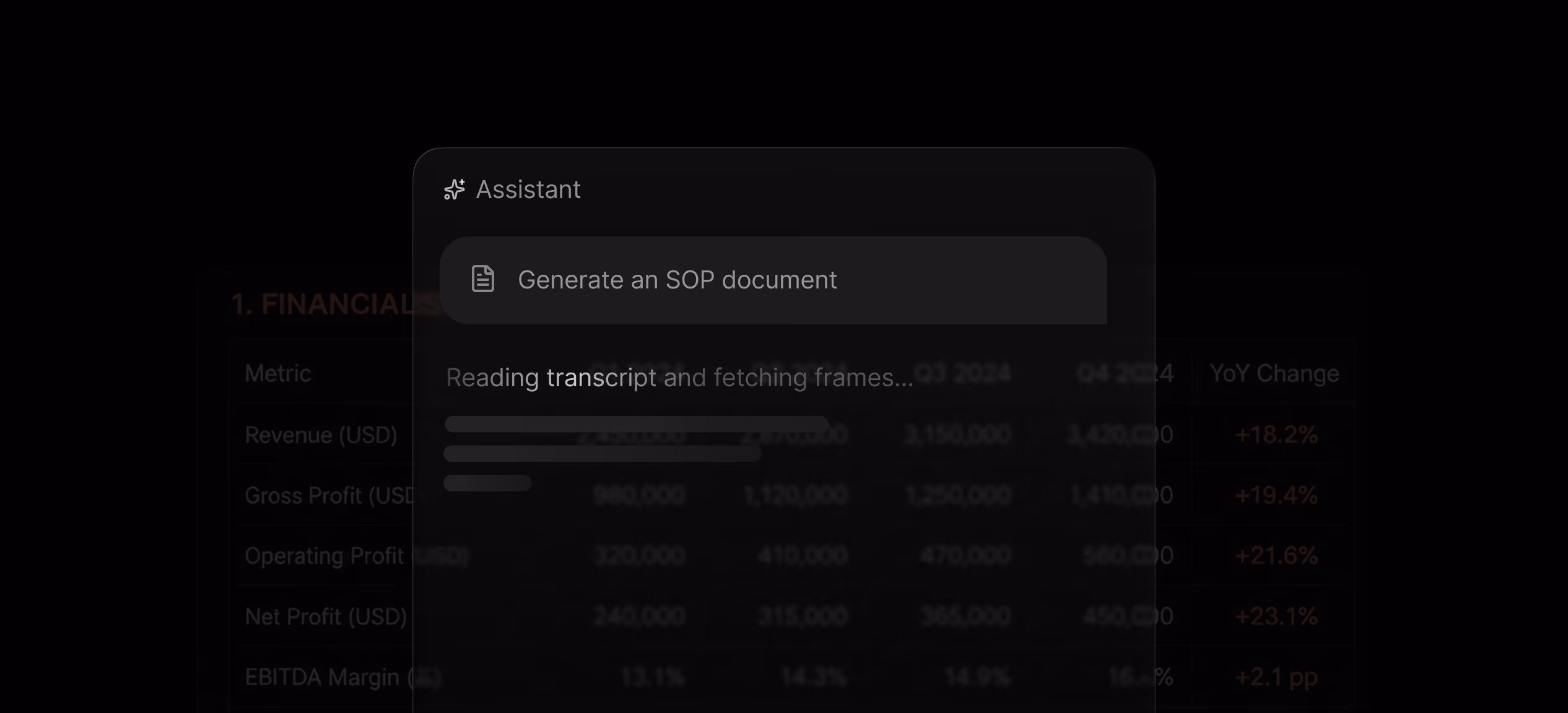 Supercut video turned into structured documentation