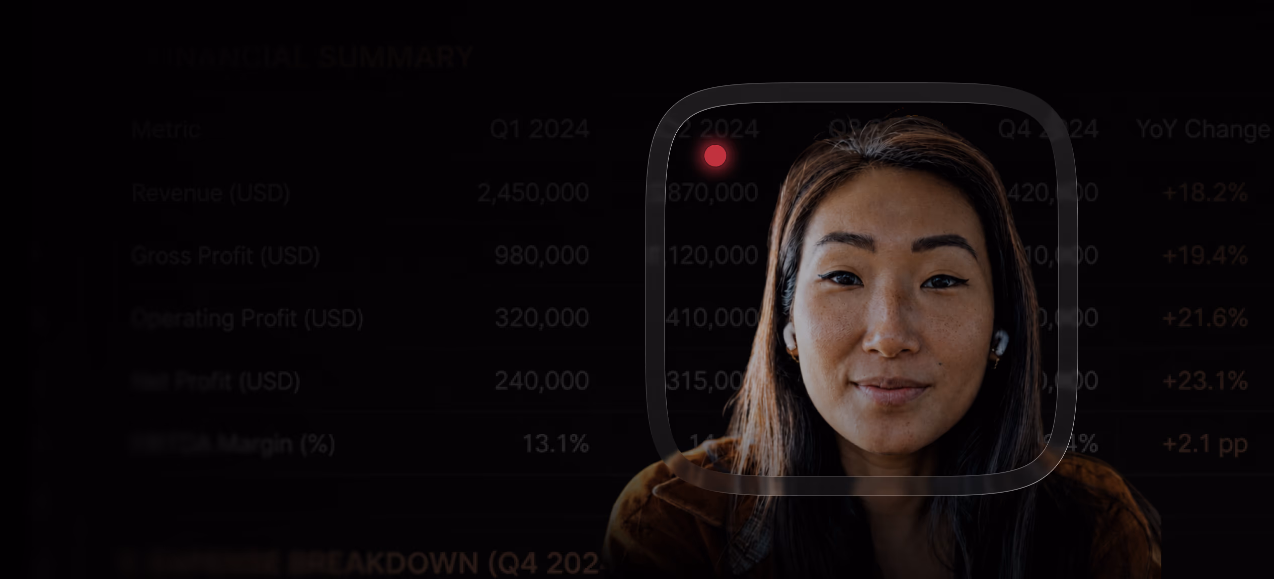Screen recording with camera overlay in Supercut