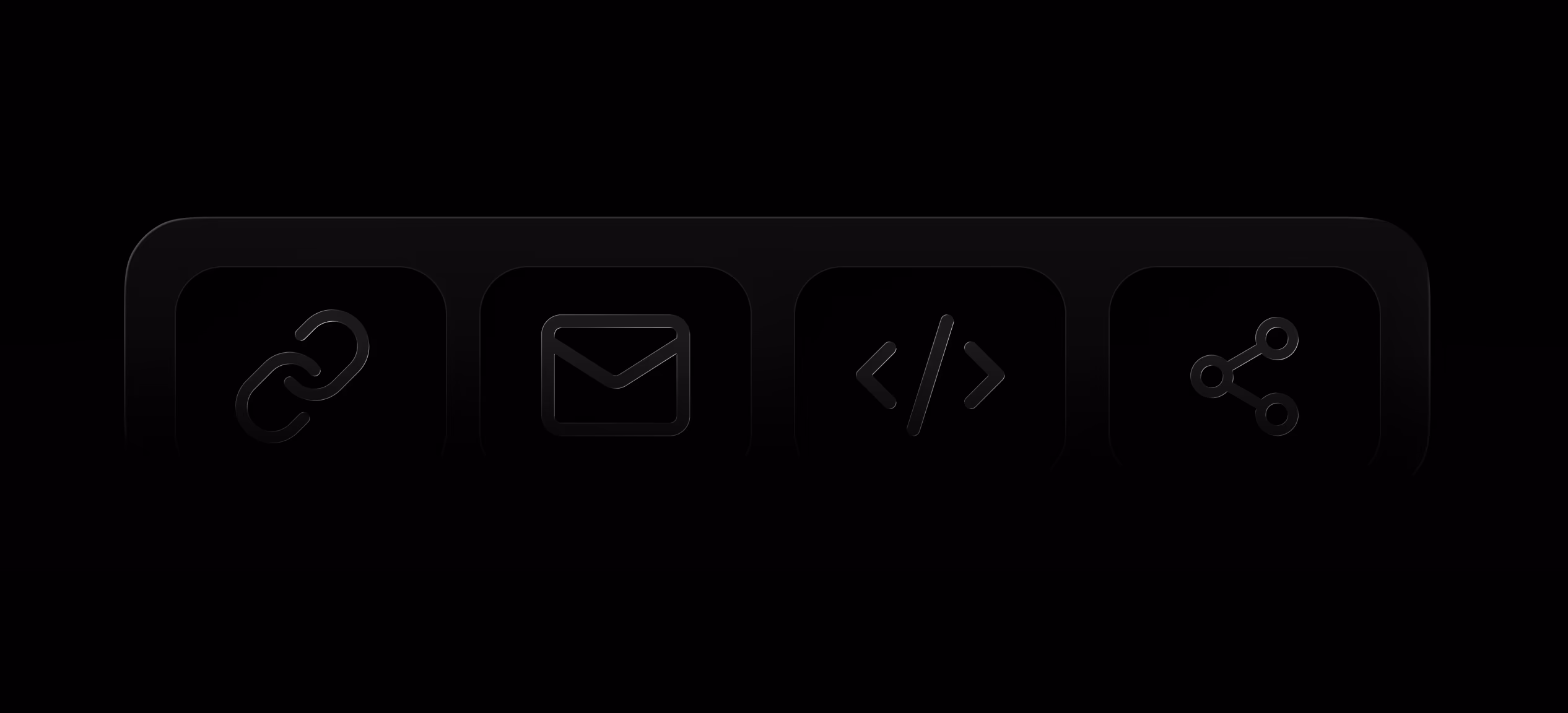 Share a Supercut video via link, embed, or email